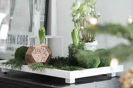 ELEGANTE DECORACION NAVIDEÑA NORDICA