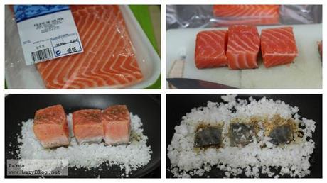 Tacos de salmón noruego de Hipercor a la unilateral Tacos de salmón noruego de Hipercor a la unilateral