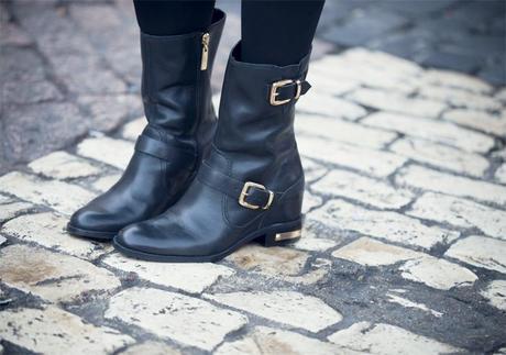 street style barbara crespo xmas time plaza mayor madrid fashion blogger outfit