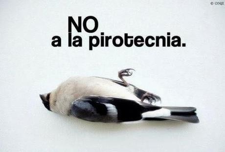 No a la pirotecnia con estruendo No a la pirotecnia con estruendo