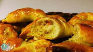 Croissants Salados rellenos de: Filete de pescado y verduras. Croissants Salados rellenos de: Filete de pescado y verduras.