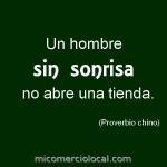 La cita: un hombre sin sonrisa no abre una tienda