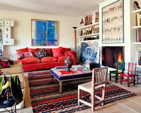 UN APARTAMENTO REBOSANTE DE VIDA Y COLOR