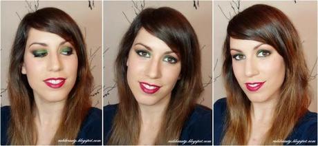 rubibeauty tutorial maquillaje navidad fin de año verde christmas look makeup