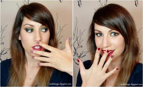 rubibeauty tutorial maquillaje navidad fin de año verde christmas look makeup nail art manicura