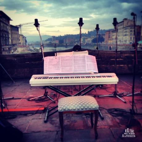 Concierto piano y coro en el Ponte Vecchio