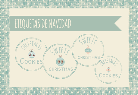 Etiquetas de Navidad imprimibles