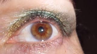 smokey verde y dorado