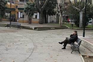 El parque de Alamedilla en Salamanca inaccesible a personas con movilidad reducida