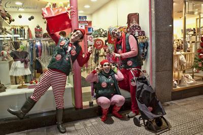Los getxoparis, duendecillos que dinamizan el comercio local de Getxo Getxoparis, duendes de la Navidad en Getxo - Promoción del pequeño comercio