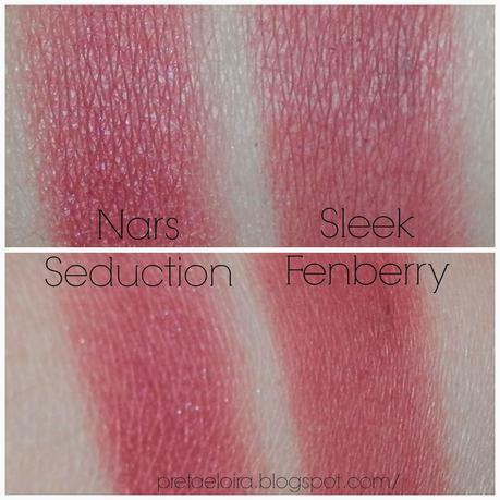 Nars SEDUCTION VS FENBERRY sleek Nars SEDUCTION VS FENBERRY sleek