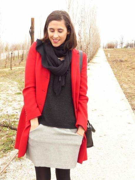 Abrigo Rojo en Navidad