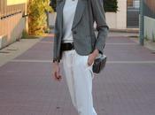 Navidad gris blanco roto