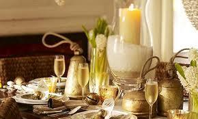 Lindas mesas decoradas para Año Nuevo