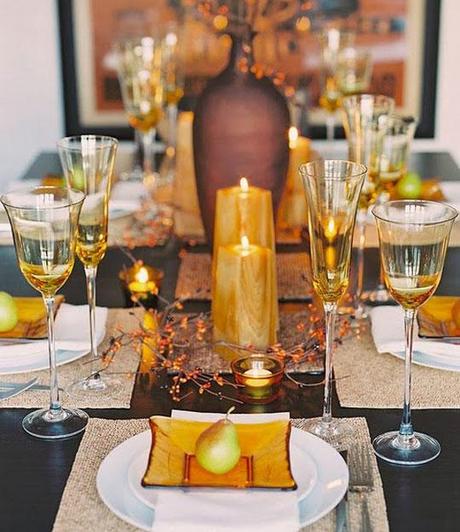 Lindas mesas decoradas para Año Nuevo