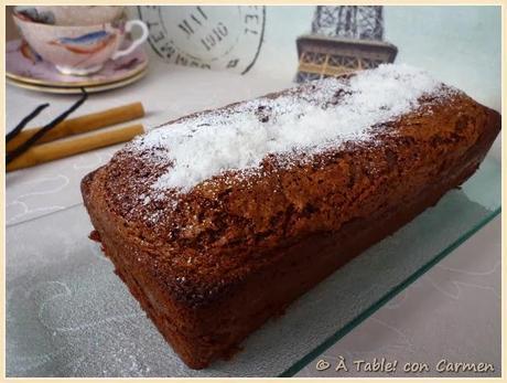 Plum Cake de Chocolate, Canela y Coco ó Plum Cake 3 C's