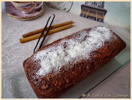 Plum Cake de Chocolate, Canela y Coco ó Plum Cake 3 C's