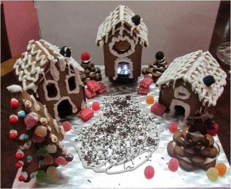 CASITAS DE GALLETAS CON COLACAO