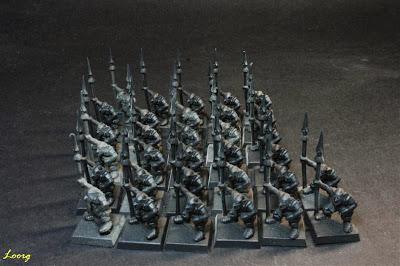 Regimiento de lanceros goblin de la 4ª edición de Warhammer Fantasy Battle