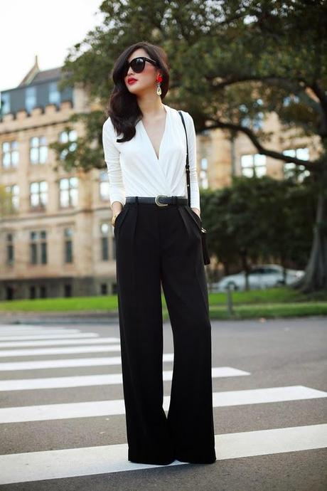 When in doubt wear black and white │ Street style inspiration