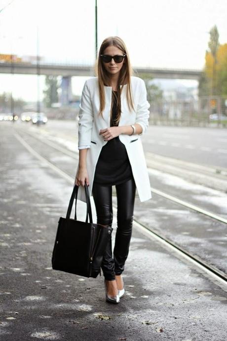When in doubt wear black and white │ Street style inspiration