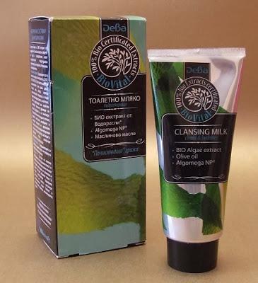 Leche limpiadora con extracto de algas marinas de DeBa BIO VITAL