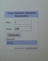 Resultados del sorteo