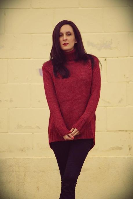 GRANATE:Sweater/Jersey: Mango, Pants/Pantalones: Mango, H...