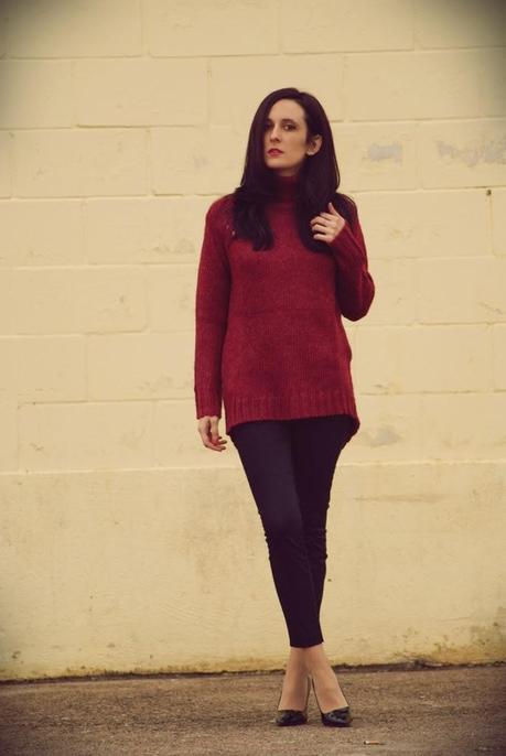GRANATE:Sweater/Jersey: Mango, Pants/Pantalones: Mango, H...