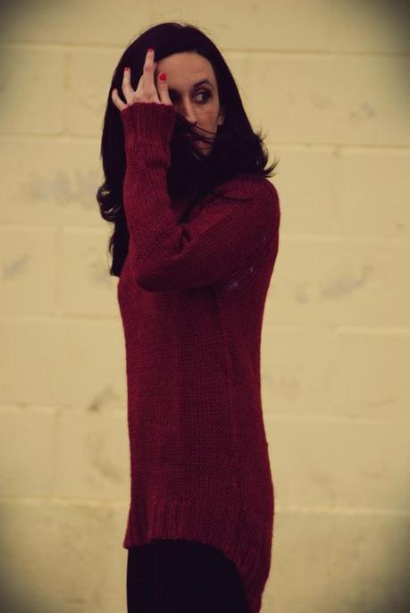 GRANATE:Sweater/Jersey: Mango, Pants/Pantalones: Mango, H...