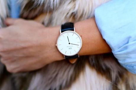 Fur Vest and Leather