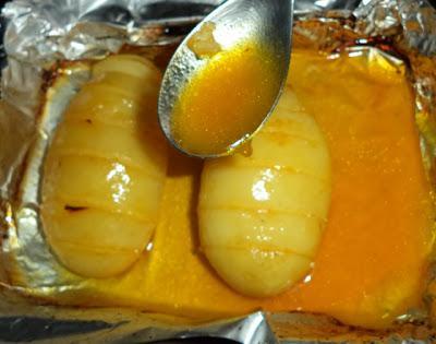 Patatas en Salsa de Naranja y Miel Patatas en Salsa de Naranja y Miel