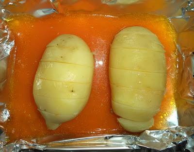 Patatas en Salsa de Naranja y Miel Patatas en Salsa de Naranja y Miel