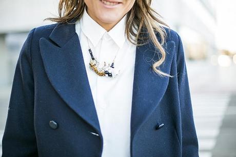 OUTFITS, whiz, navy coat, burgundy, bdba, hm, dime que me quieres, essie, andres gallardo, cristina blanco, guiadeestilo, spanish fashion blog