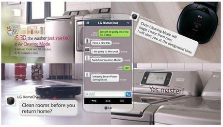 LG y la app de mensajería Line permitirán controlar electrodomésticos del hogar desde cualquier lugar #CES2014 lg-line-appliances
