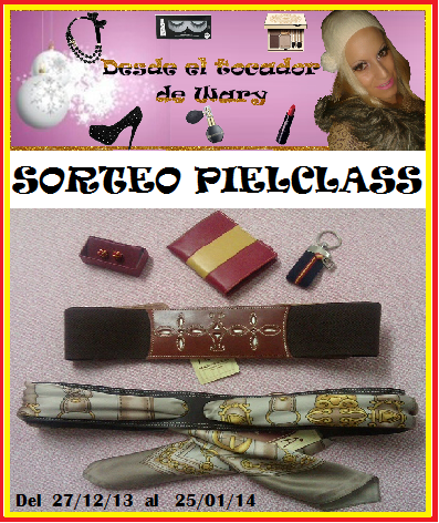 SORTEO CINTURONES PIEL, CARTERA, GEMELOS Y LLAVERO; PIELCLASS: