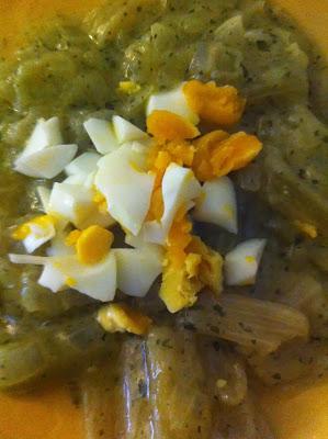 Cardo en Salsa Verde