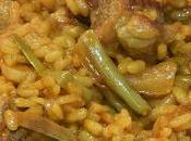 Receta arroz ajos tiernos costillas