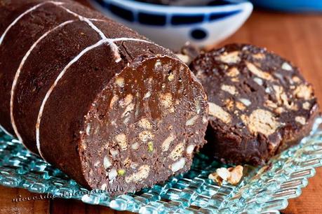 MORCILLA DE CHOCOLATE Y FRUTOS SECOS