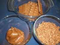 Turrón de chocolate con nocilla