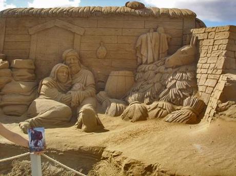 Gran Canaria - Belén de Arena en la playa de las Canteras