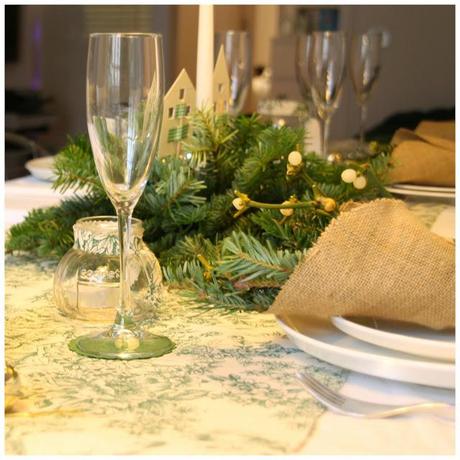 mi mesa de Nochebuena - my Christmas Eve table setting
