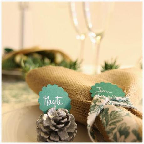 mi mesa de Nochebuena - my Christmas Eve table setting