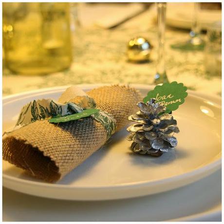 mi mesa de Nochebuena - my Christmas Eve table setting