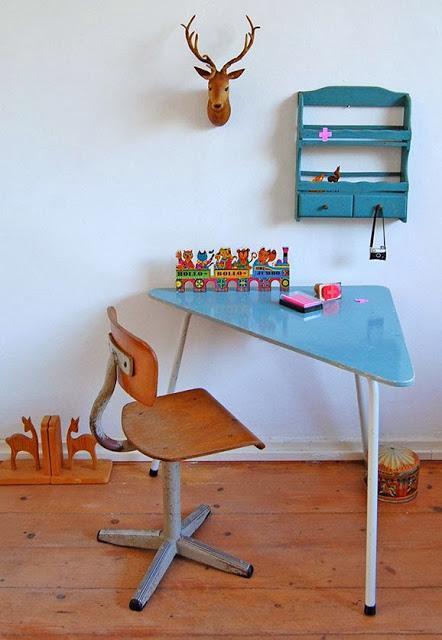 Dormitorios infantiles y juveniles con un look vintage