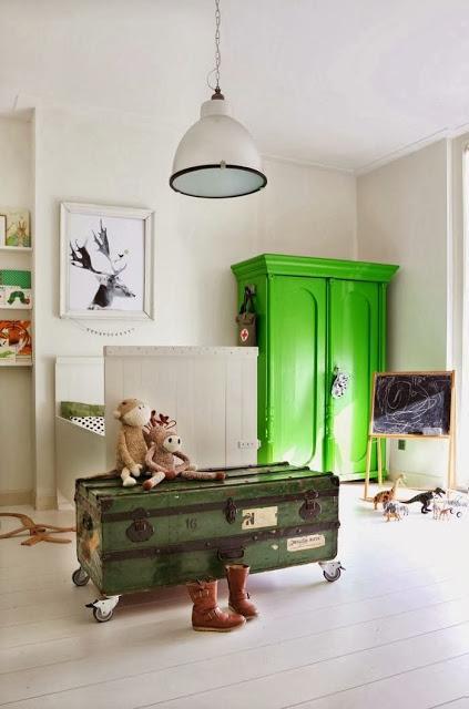 Dormitorios infantiles y juveniles con un look vintage