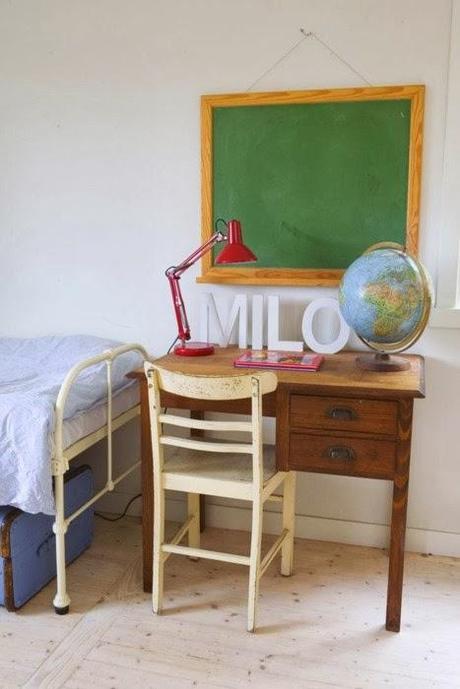 Dormitorios infantiles y juveniles con un look vintage