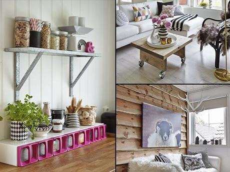 UNA CASA EN NORUEGA CON SUAVES PINCELADAS EN ROSA