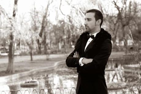 Blanco y negro, esmoquin