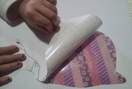 Cómo hacer un cuadro con washi tape